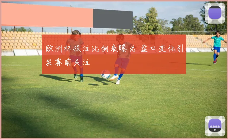 欧洲杯投注比例表曝光 盘口变化引发赛前关注